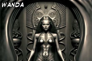 Postacie Marvela i MCU w stylu H.R. Gigera -