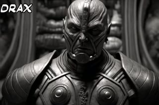 Postacie Marvela i MCU w stylu H.R. Gigera -