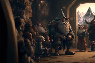 Władca Pierścieni od studia Pixar - kadry z filmu (sztuczna inteligencja)