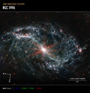 Teleskop Webba - zdjęcie galaktyki NGC 7496