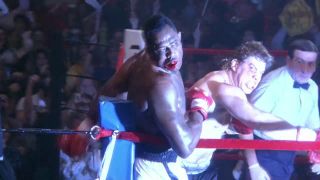 13. Tommy Gunn vs. Union Cane (Rocky V) – pojedynek o tytuł mistrza świata wagi ciężkiej. Były podopieczny Rocky’ego, którego promotorem w międzyczasie został George Washington Duke, wygrał walkę dzięki wykorzystaniu technik, których nauczył go Balboa. Ten ostatni obserwował starcie z własnego domu, gdzie przed telewizorem wyprowadzał ciosy, jakby to on sam walczył w ringu.