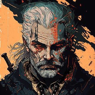 Wiedźmin 3: Dziki Gon - Geralt w wersji zaproponowanej przez AI