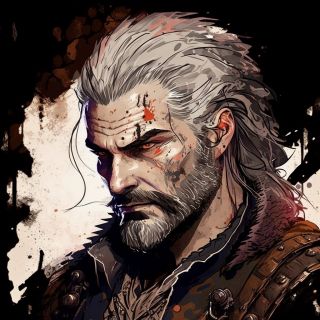 Wiedźmin 3: Dziki Gon - Geralt w wersji zaproponowanej przez AI