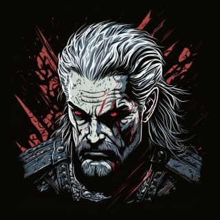 Wiedźmin 3: Dziki Gon - Geralt w wersji zaproponowanej przez AI