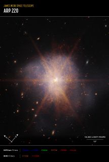 Teleskop Webba - Arp 220 (zdjęcie)