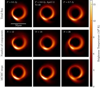 Czarna dziura w M87 - proces poprawiania zdjęcia