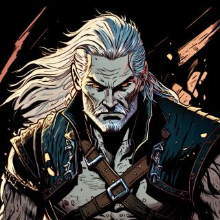 Wiedźmin 3: Dziki Gon - Geralt w wersji zaproponowanej przez AI