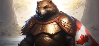 Zwierzęce symbole państw jako superbohaterowie wg AI