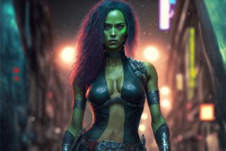 Strażnicy Galaktyki w wersji cyberpunkowej