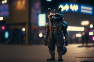 Strażnicy Galaktyki w wersji cyberpunkowej