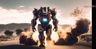 Postacie Marvela jako Transformers wg AI