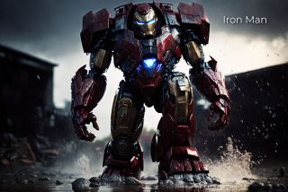 Postacie Marvela jako Transformers wg AI