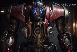 Postacie Marvela jako Transformers wg AI