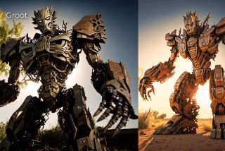 Postacie Marvela jako Transformers wg AI