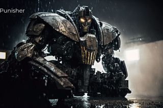 Postacie Marvela jako Transformers wg AI