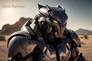 Postacie Marvela jako Transformers wg AI