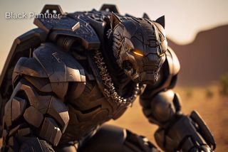 Postacie Marvela jako Transformers wg AI