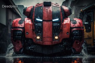 Postacie Marvela jako Transformers wg AI