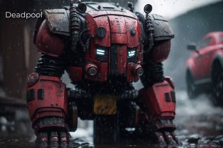 Postacie Marvela jako Transformers wg AI