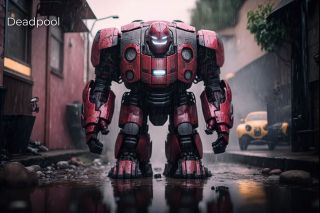 Postacie Marvela jako Transformers wg AI