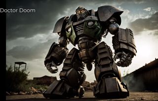 Postacie Marvela jako Transformers wg AI