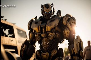 Postacie Marvela jako Transformers wg AI