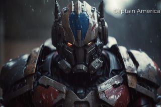 Postacie Marvela jako Transformers wg AI