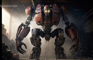 Postacie Marvela jako Transformers wg AI