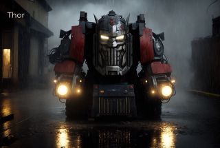 Postacie Marvela jako Transformers wg AI