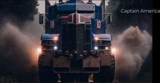 Postacie Marvela jako Transformers wg AI