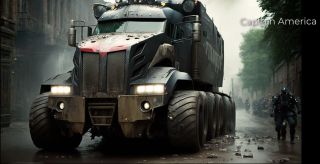 Postacie Marvela jako Transformers wg AI