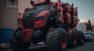 Postacie Marvela jako Transformers wg AI