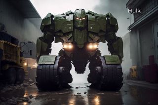 Postacie Marvela jako Transformers wg AI