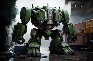 Postacie Marvela jako Transformers wg AI