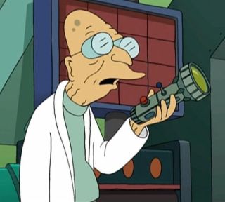 61. Broń F-Ray (Futurama) - ilość wyzwalanej energii: mniej niż 1 dżul