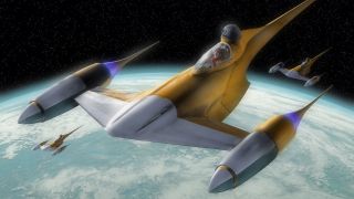 31. Myśliwiec N-1 z Królewskich Sił Naboo: 11 m i 1100 km/h