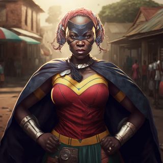 Państwa świata jako superbohaterki [AI] - 