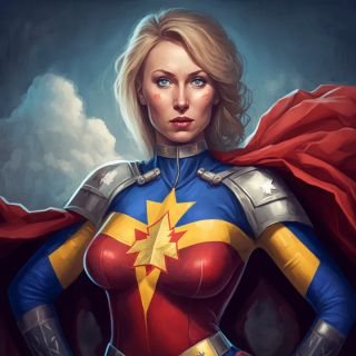 Państwa świata jako superbohaterki [AI] - 