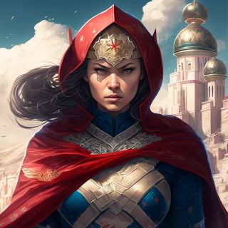 Państwa świata jako superbohaterki [AI] - 