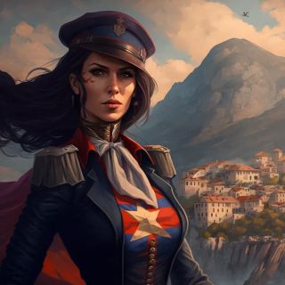 Państwa świata jako superbohaterki [AI] - 