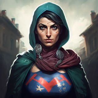 Państwa świata jako superbohaterki [AI] - 