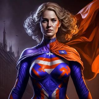 Państwa świata jako superbohaterki [AI] - 