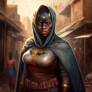 Państwa świata jako superbohaterki [AI] - 