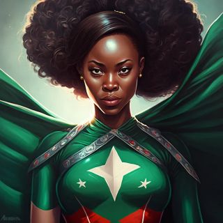 Państwa świata jako superbohaterki [AI] - 