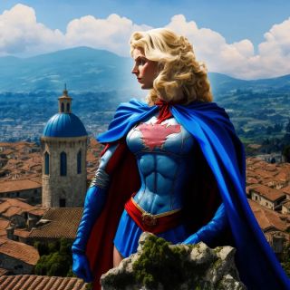 Państwa świata jako superbohaterki [AI] - 