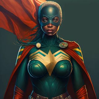 Państwa świata jako superbohaterki [AI] - 