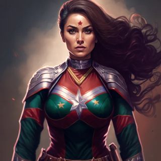 Państwa świata jako superbohaterki [AI] - 