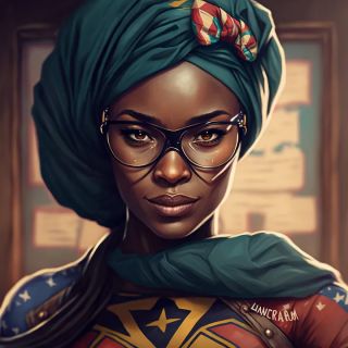 Państwa świata jako superbohaterki [AI] - 