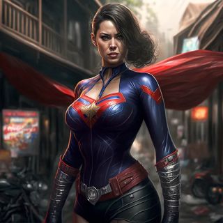 Państwa świata jako superbohaterki [AI] - 