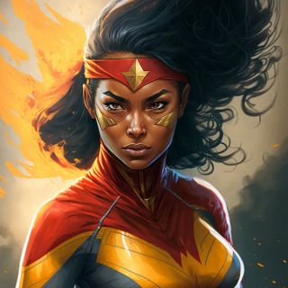 Państwa świata jako superbohaterki [AI] - 